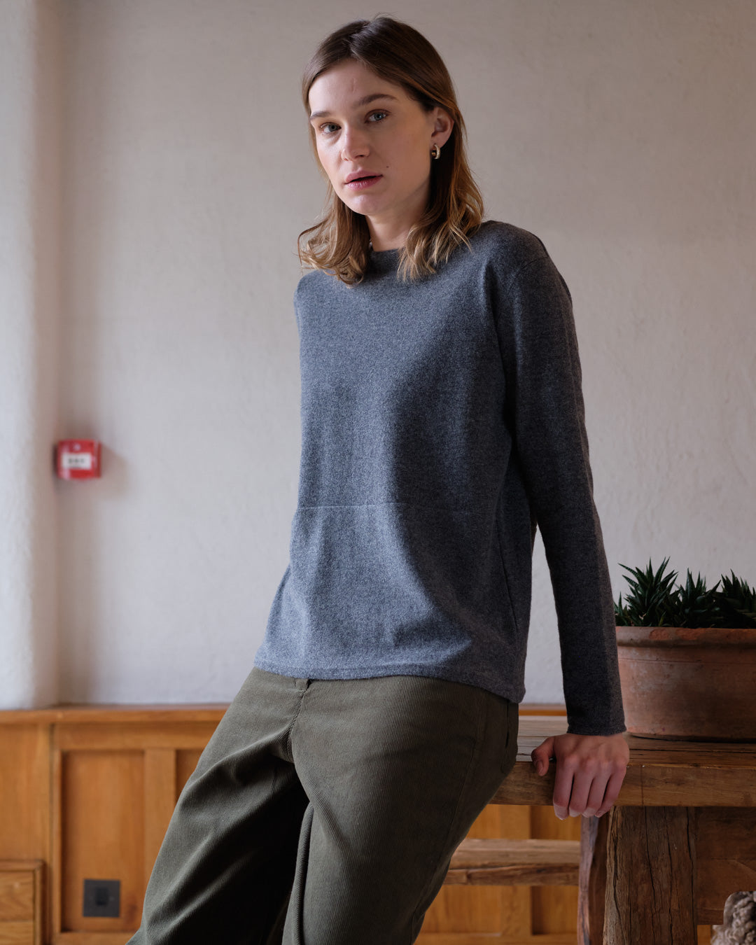 BIBICO Lauren Fine Wool Jumper in Derby