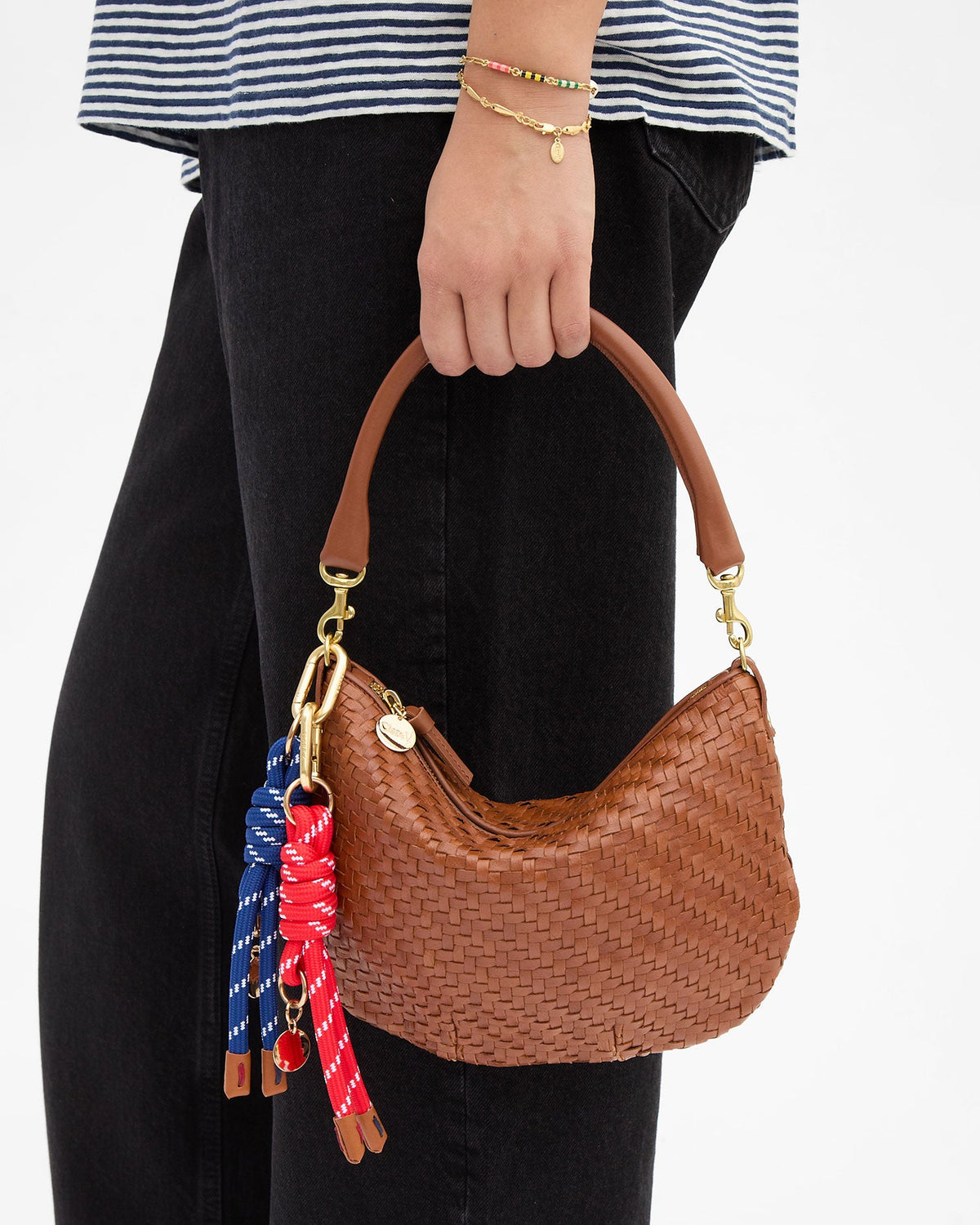 Clare V. Barrel Knot Fob