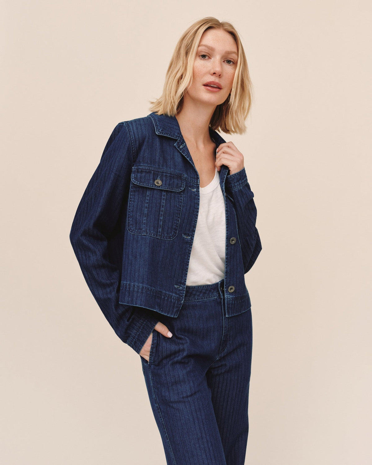 Bella Dahl Flap Pocket Utility Jacket