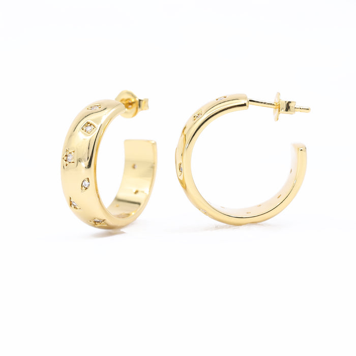 The Land of Salt Constellation Biggie Hoops