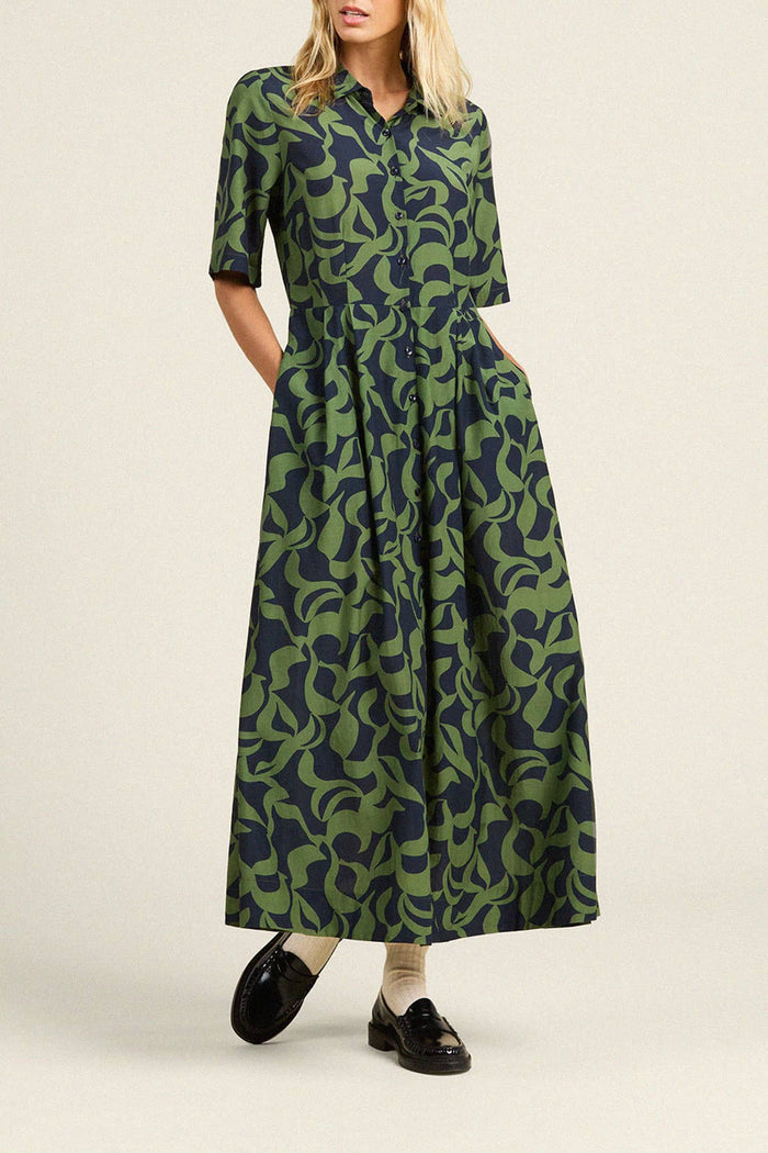 Birds of Paradis by Trovata Aster Dress in Muted Canopy Muted Canopy / M