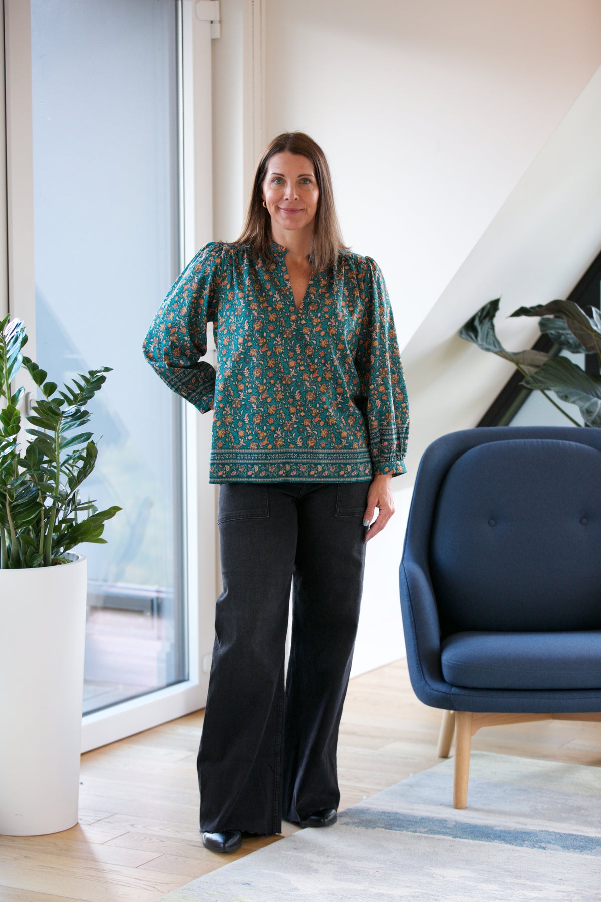 Birds of Paradis by Trovata Bailey Blouse