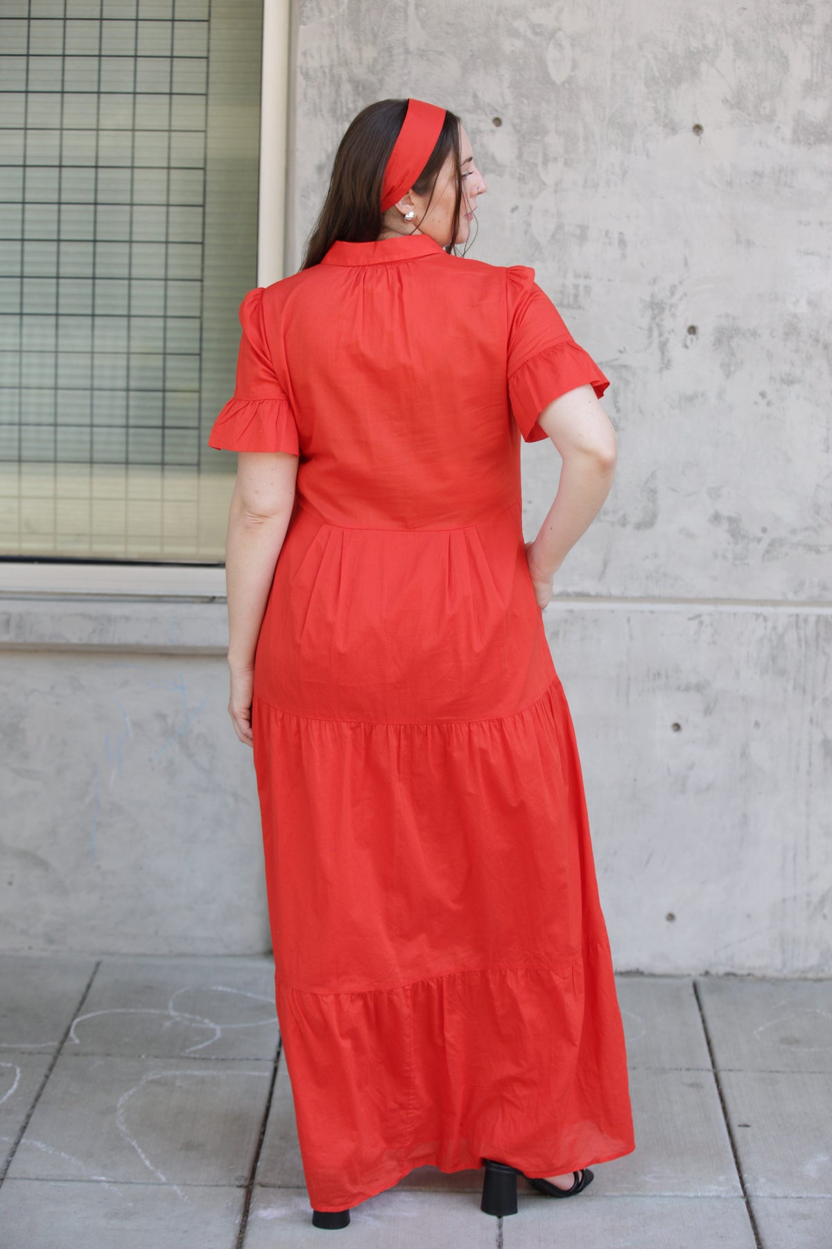 Birds of Paradis by Trovata Martine Dress in Tomato