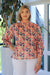 Birds of Paradis by Trovata Bailey Blouse Red Jacintos