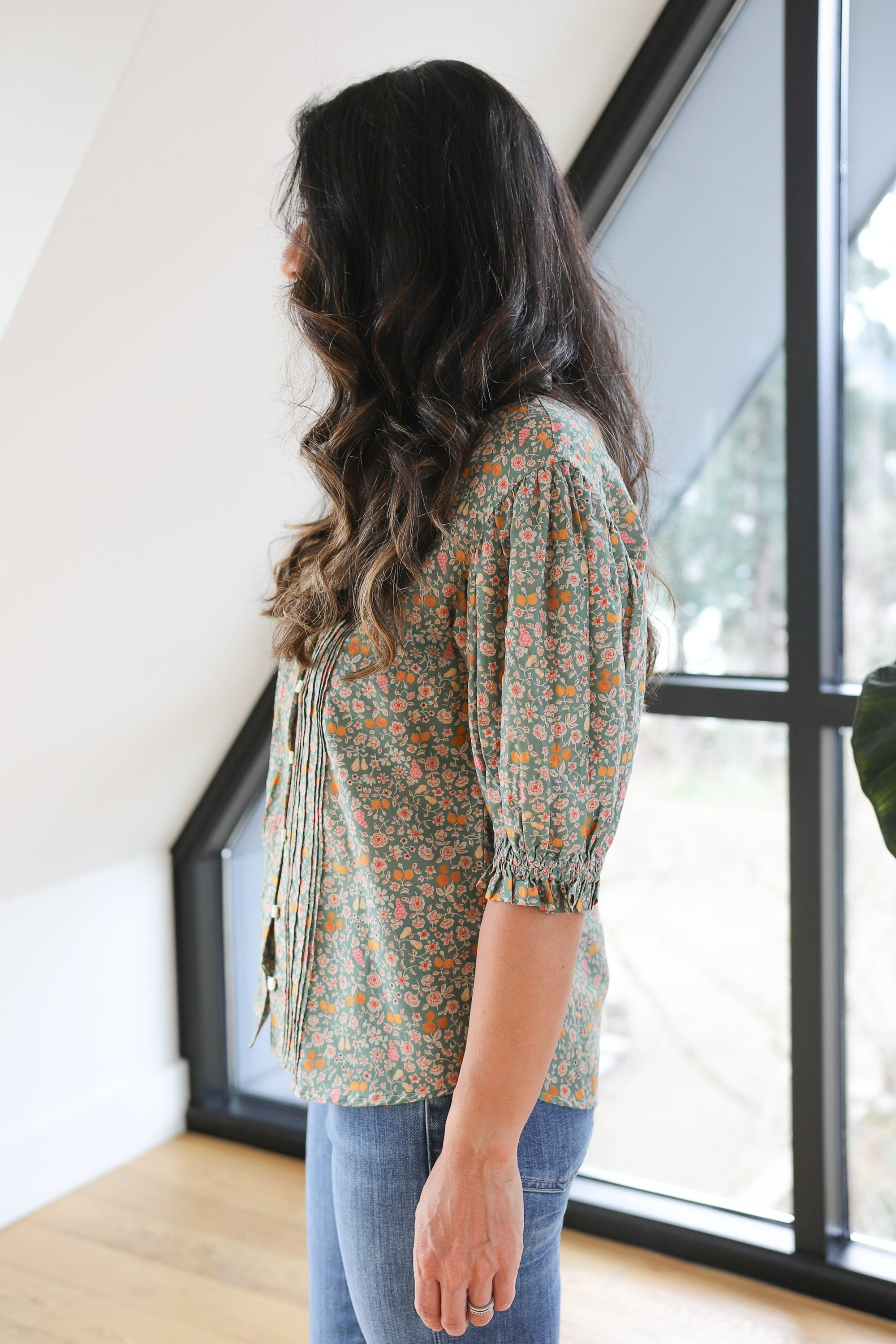Birds of Paradis by Trovata Eliza Blouse in Petits Fruits