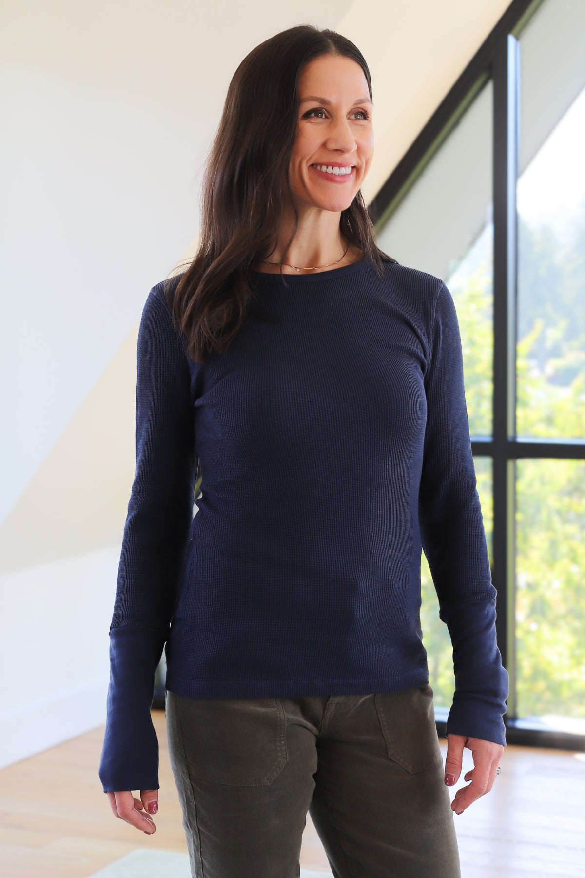 Bobi Fitted L/S New Crewneck