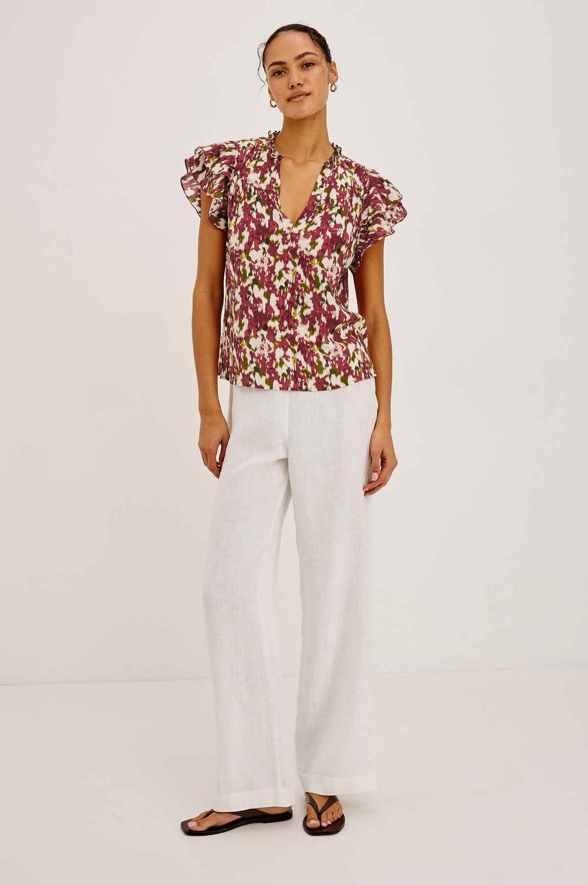 Rails Calista Top in Cardinal Floral