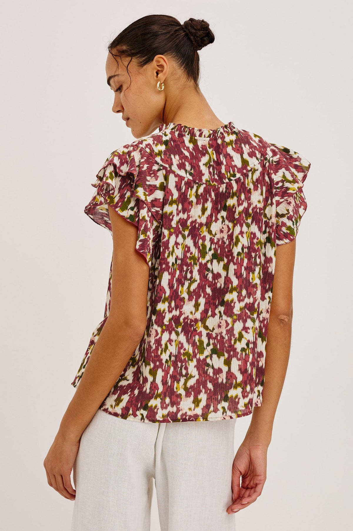 Rails Calista Top in Cardinal Floral