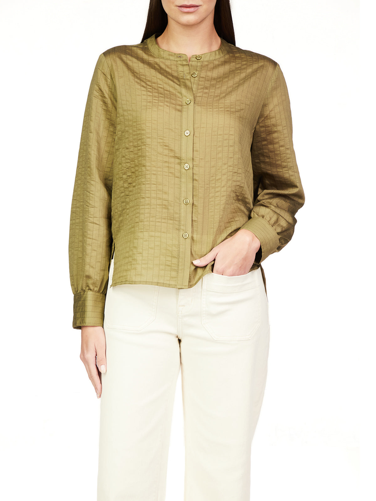 Sanctuary Femme Shirt in Dark Olive