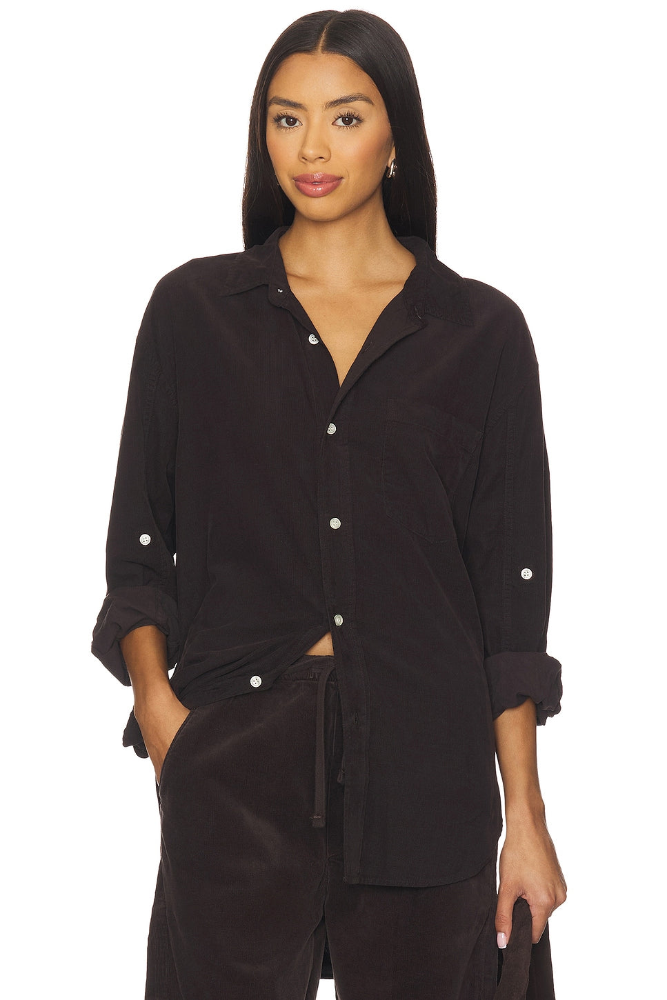 Citizens of Humanity Kayla Shirt in Corduroy Costes