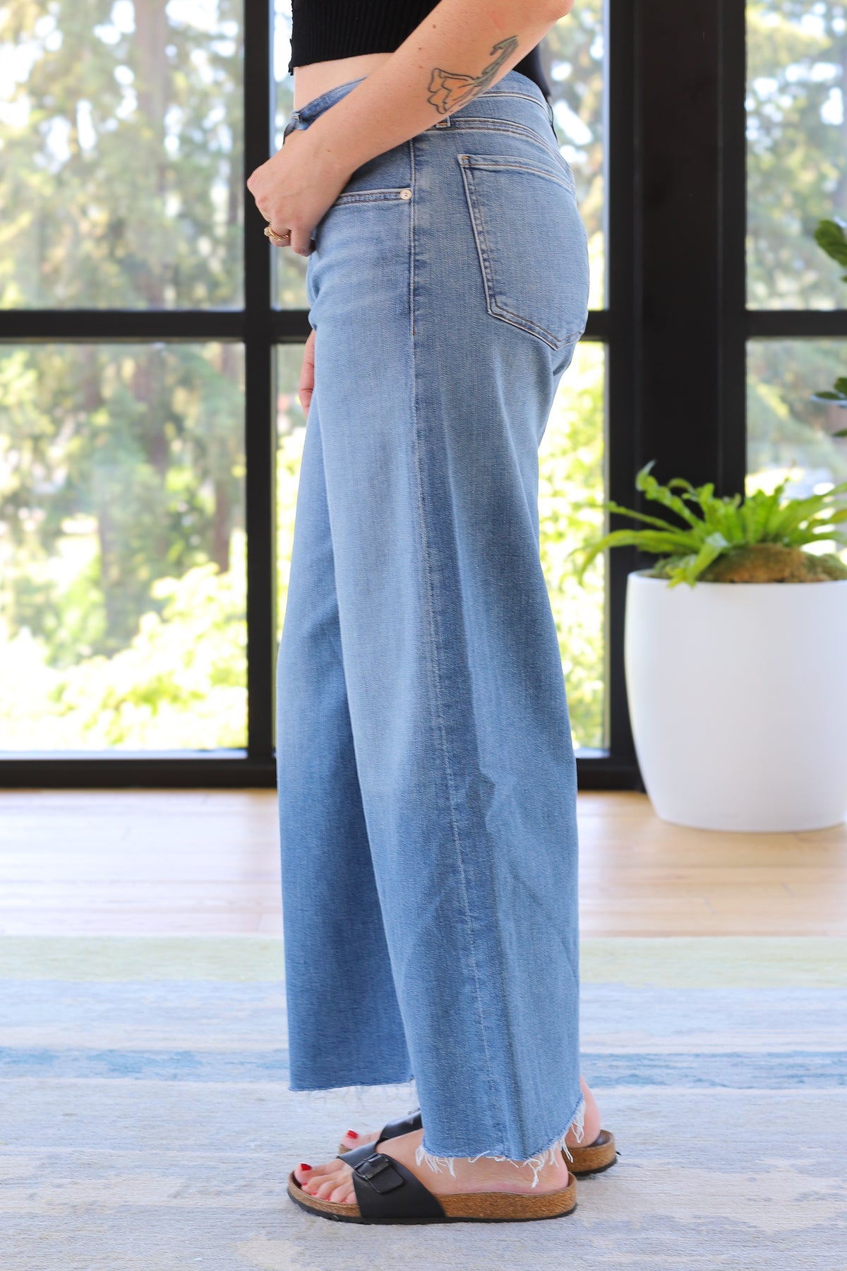 Citizens of Humanity Lyra Crop Wide Leg in Abliss