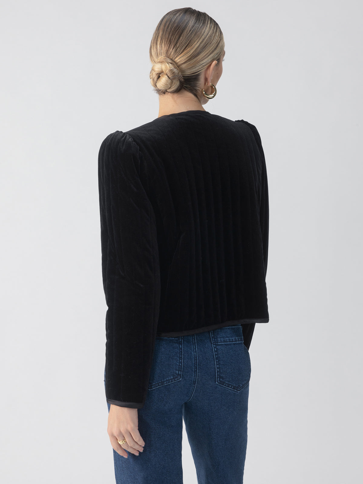 Sanctuary Quilted Velvet Jacket
