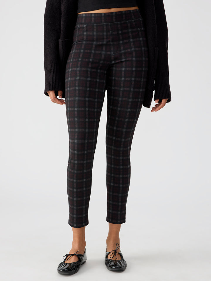 Sanctuary Runway Legging Sugar Plum Plaid