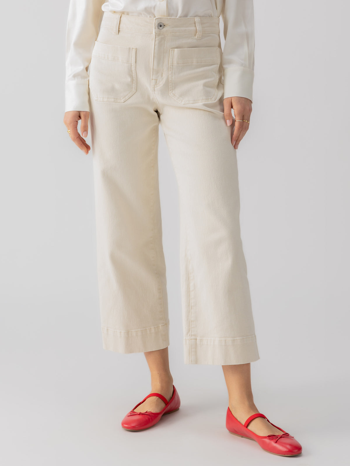 Sanctuary The Marine Pant in French Vanilla