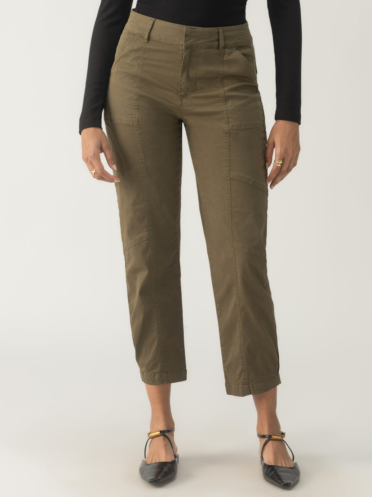 Sanctuary Sahara Tapered Pant in Burnt Olive