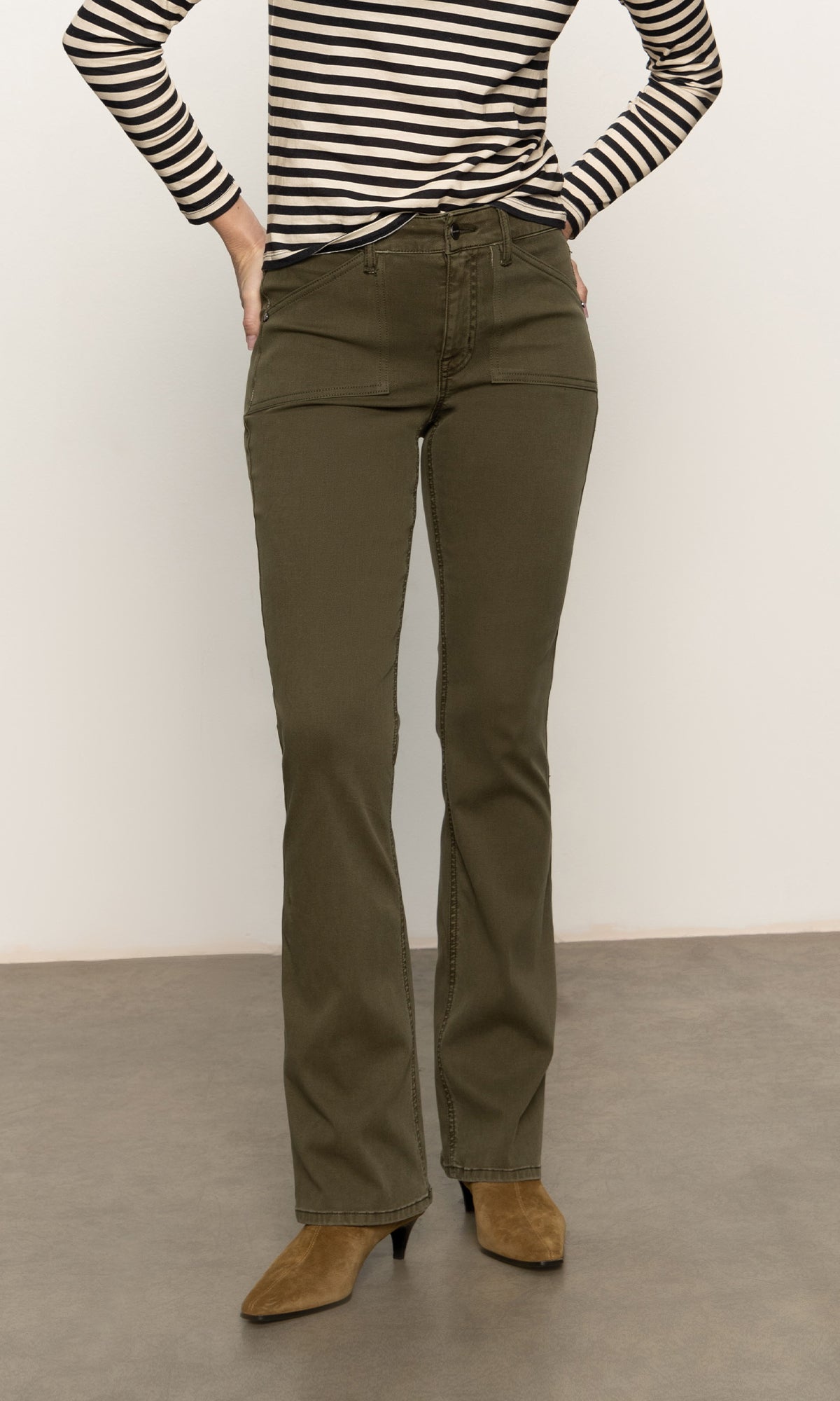 Sanctuary Sculpted Brook Bootcut Kalamata
