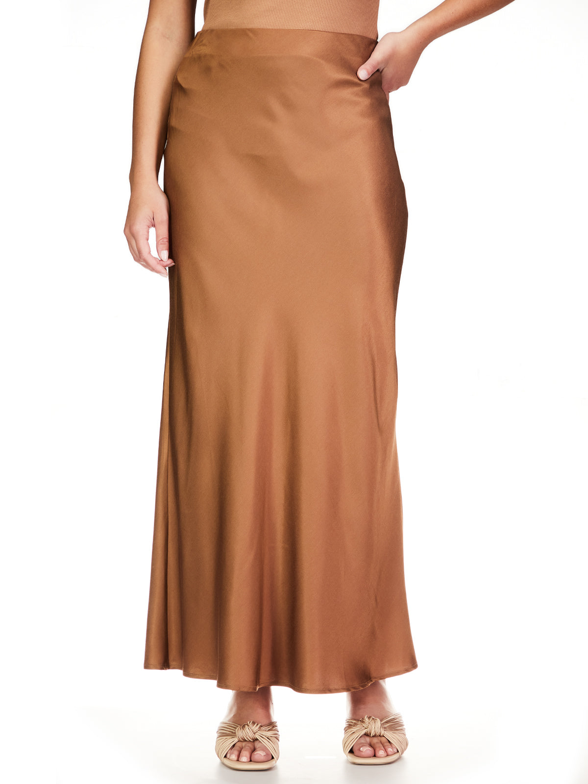 Sanctuary Everyday Maxi Skirt Mocha Mousse