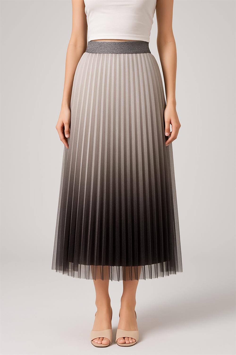 NYLAND Loxley Pleated Midi Skirt