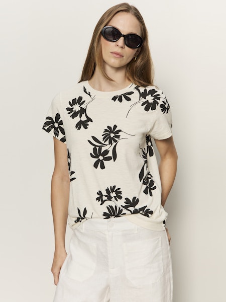 Sanctuary The Perfect Tee in Chalk Bloom