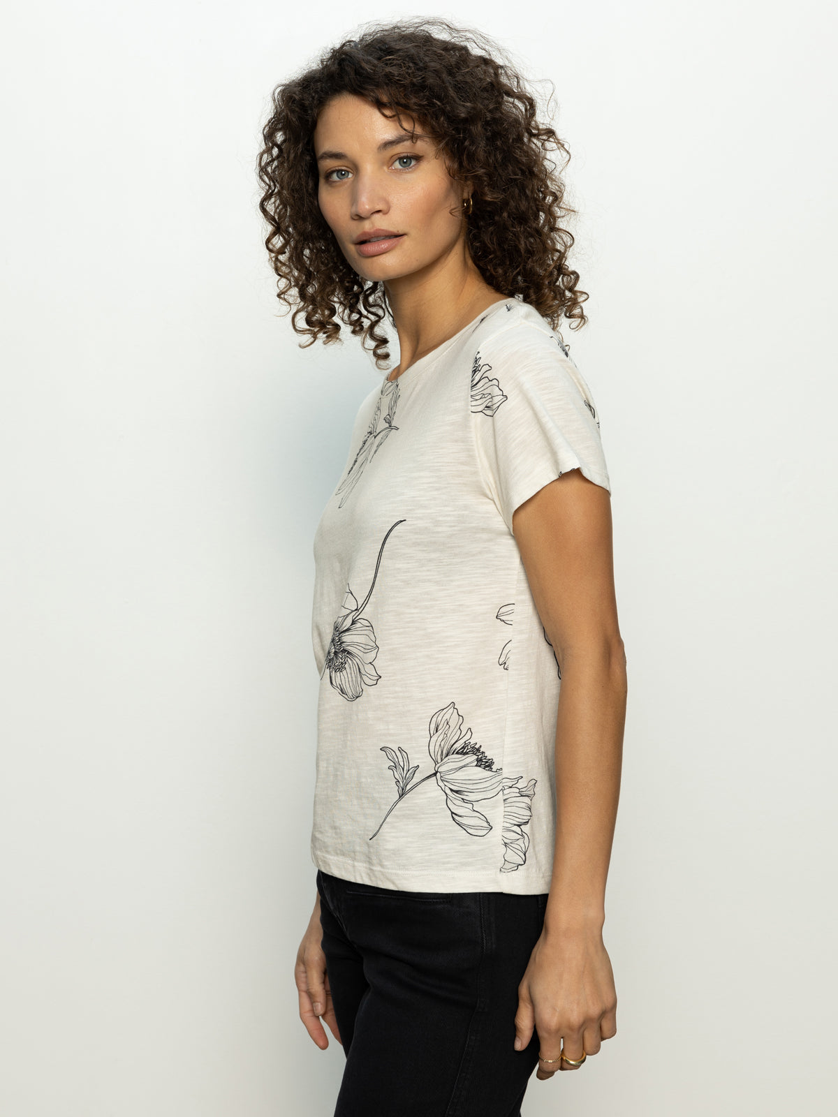 Sanctuary The Perfect Tee in Sketched Botanic