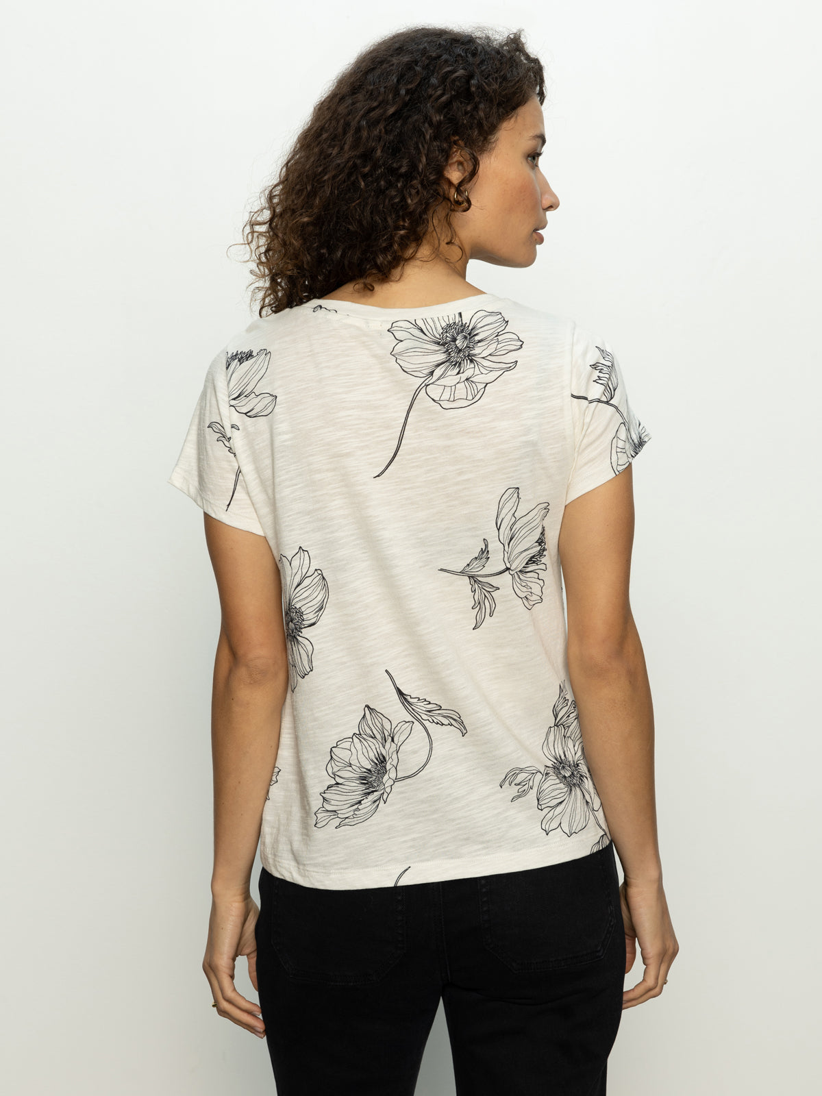 Sanctuary The Perfect Tee in Sketched Botanic
