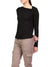 Sanctuary Asymmetrical Neck Top Black
