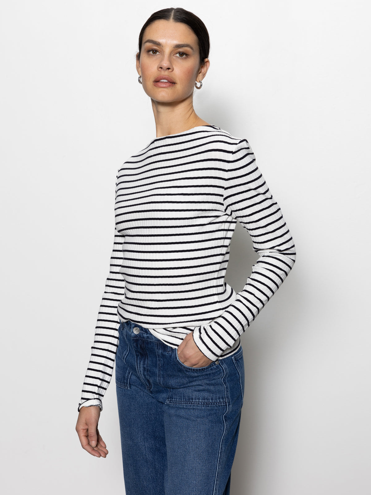 Sanctuary L/S Boatneck T-Shirt