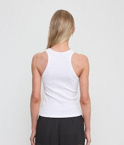 Enza Costa Cotton Rib Boy Tank
