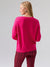 Sanctuary Easy Breezy V Neck Pullover Flash Pink