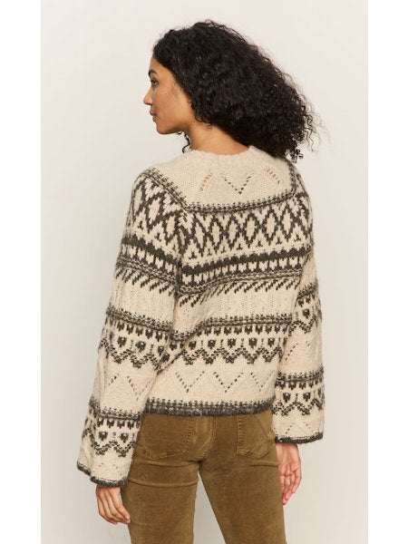 Sanctuary Fairisle Crew Neck Sweater