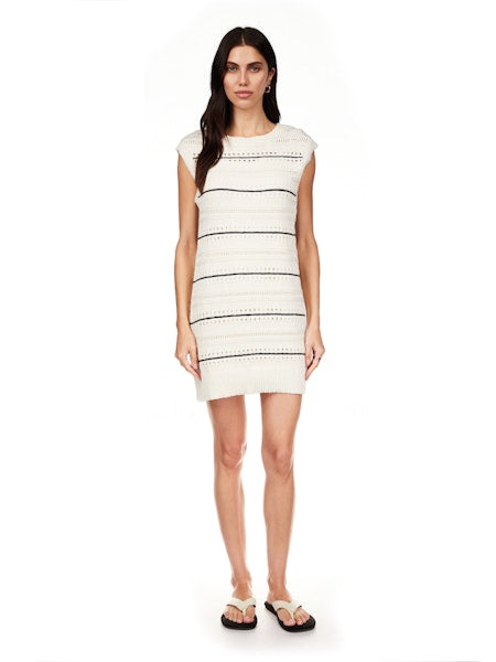 black kimono mini dress Sanctuary Textured Mod Mini Dress