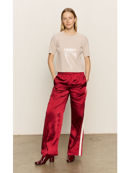 Sanctuary Sparkle Sequin Sweater Mother of Pearl