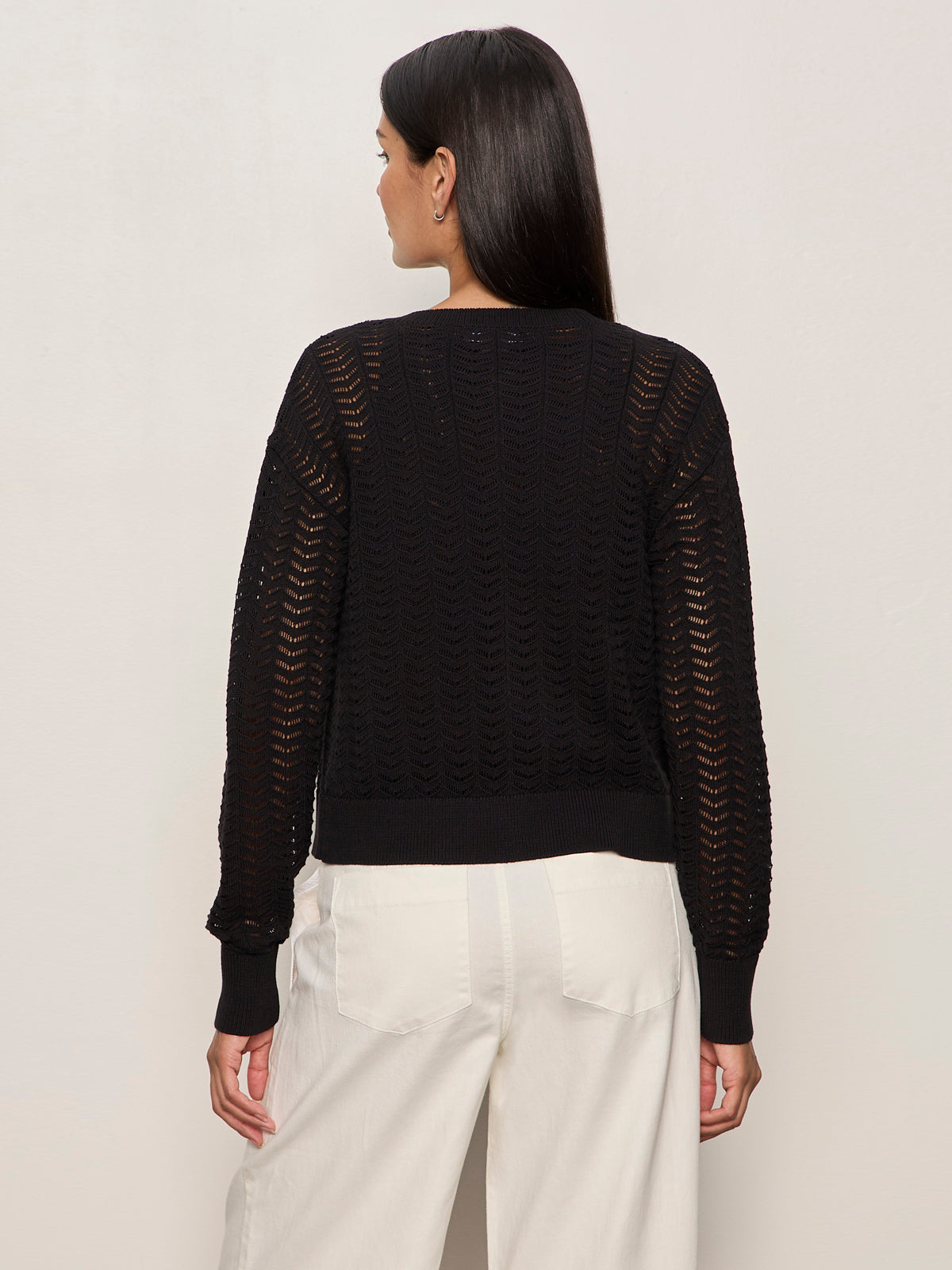 Sanctuary For Keeps Pointelle Cardigan