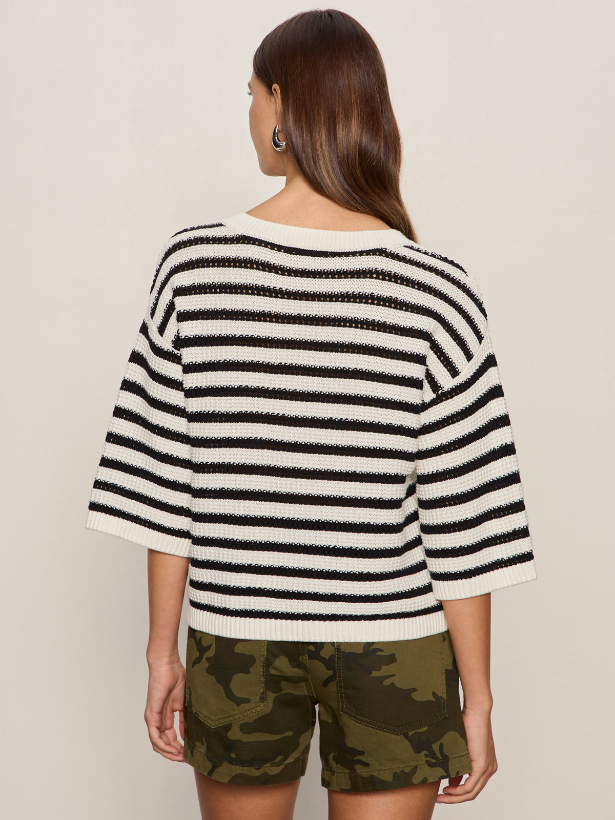 Sanctuary Elle Sweater Tee Black Chalk