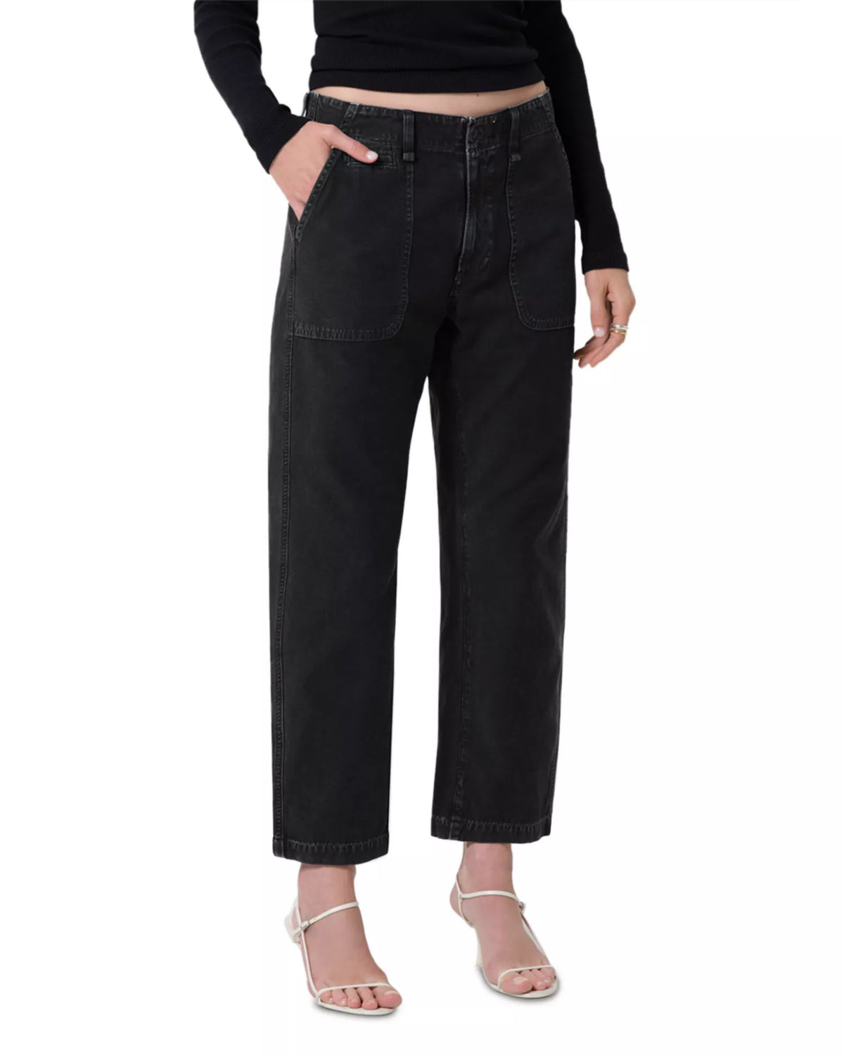 Citizens of Humanity Winslow Utility in Washed Black