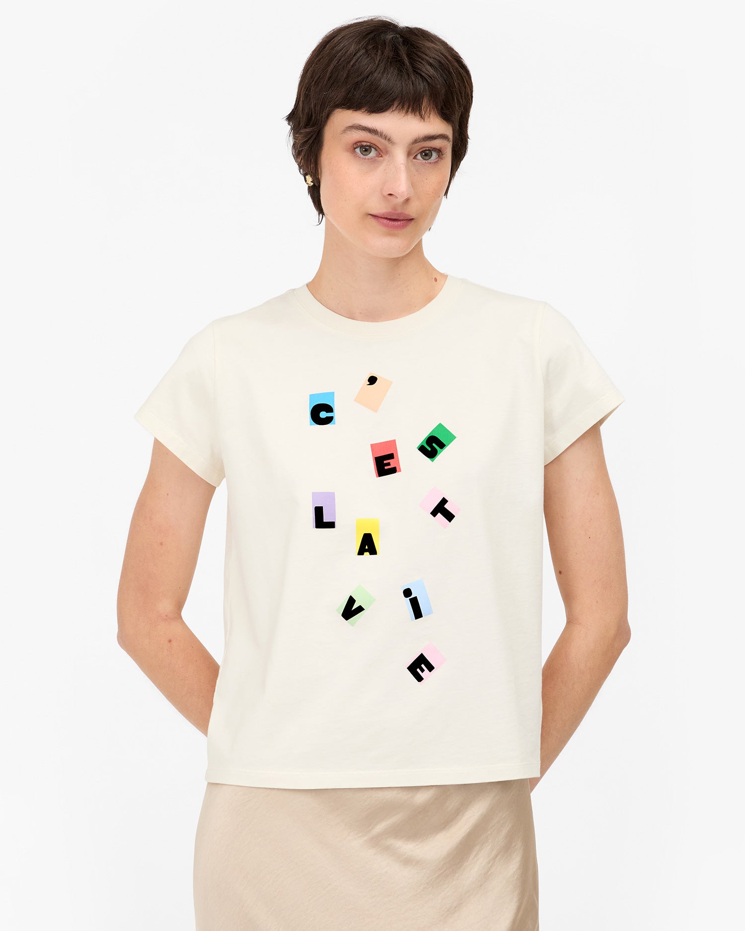 Clare V. C'est La Vie Classic Tee