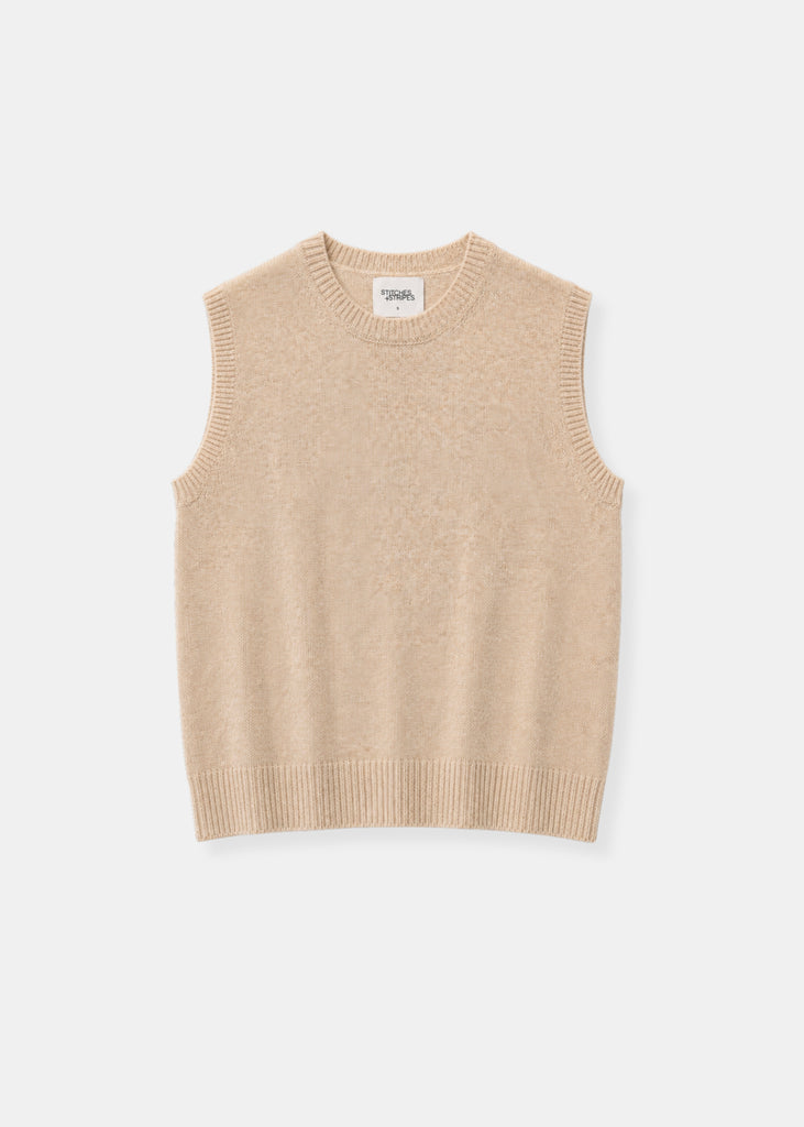 Stitches &amp; Stripes Leo Vest in Dune