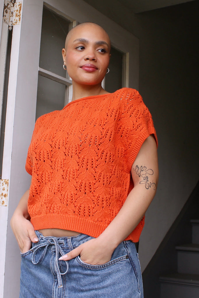 Curator Rosey Sweater Tomato