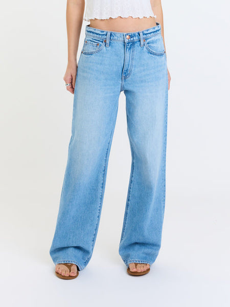 Daze Denim 2K Mid Rise Relaxed Baggy in Pulse - Adorn