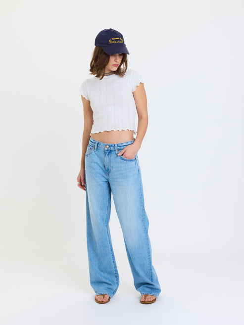 Daze Denim 2K Mid Rise Relaxed Baggy in Pulse