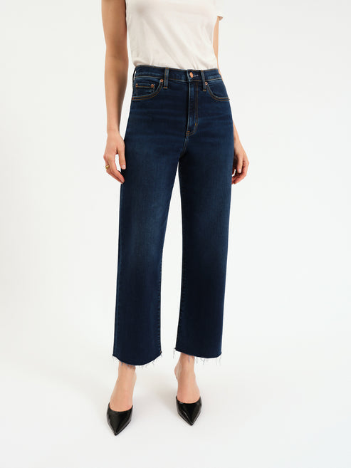 Daze Denim Pleaser High Rise Wide Ankle in Magic Hour