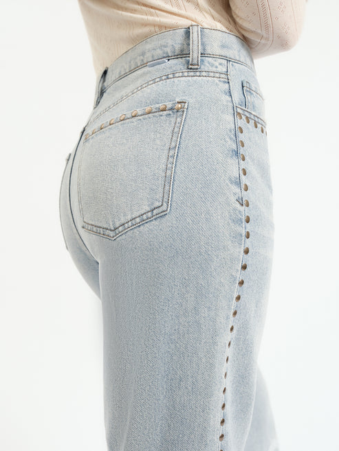Daze Denim Far Out High Rise Wide Leg in Let's Dance