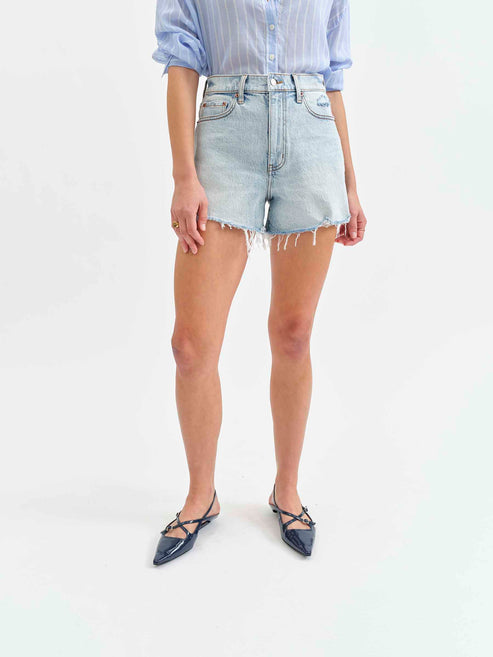 Daze Denim The Knockout Short in Splash Zone Vintage
