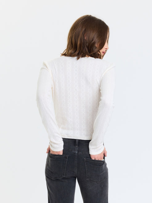 Daze Denim Stargazer Pointelle Cardigan