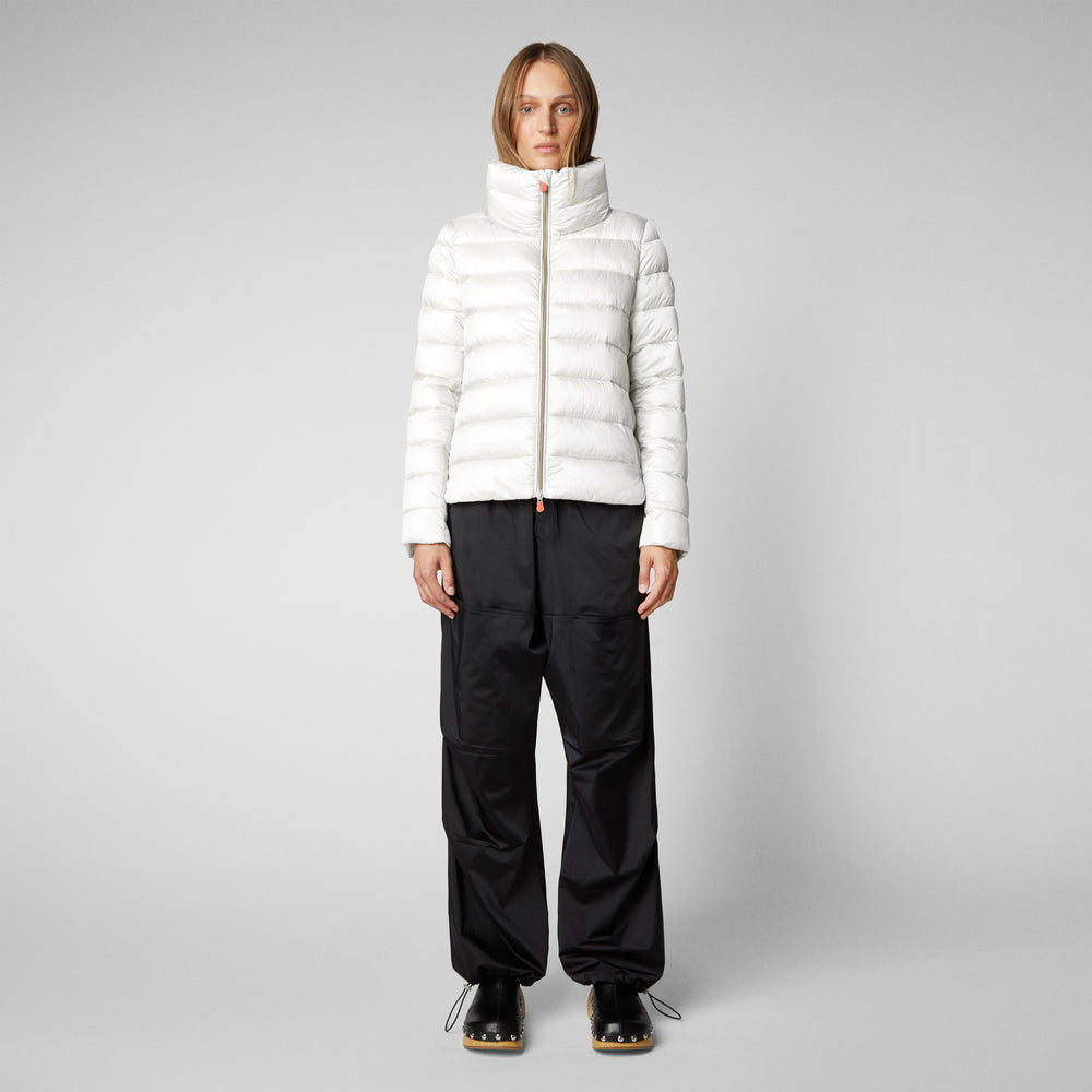 Save The Duck Elsie Jacket in Off White