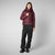 Save The Duck Lydia Jacket in Burgundy Black