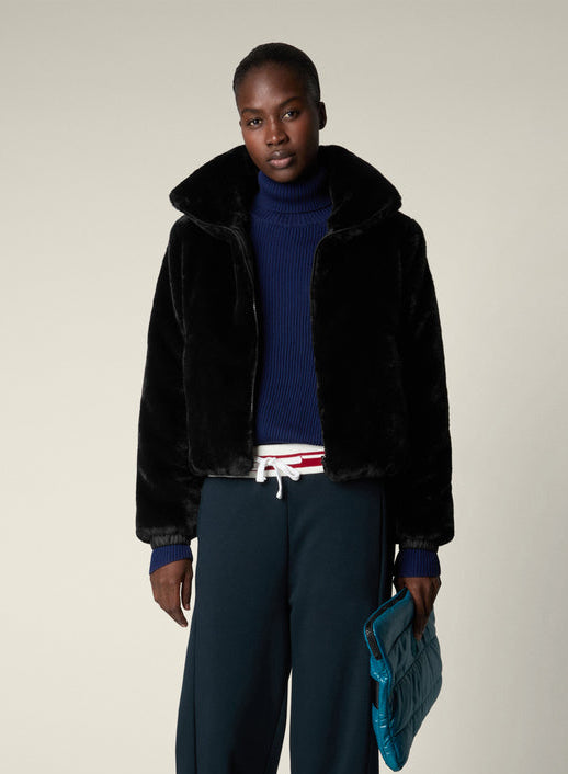 Save The Duck Jeon Reversible Faux Fur Jacket - Adorn