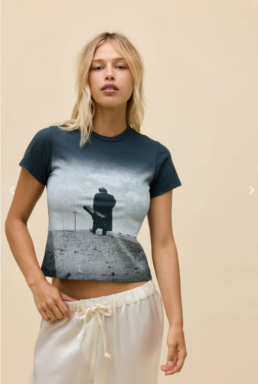 DAYDREAMER Johnny Cash Silhouette Vintage Tee