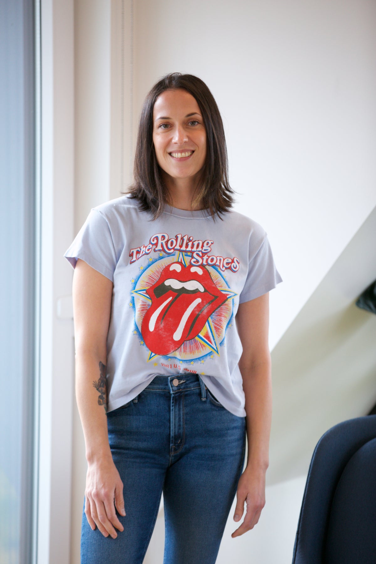 DAYDREAMER Rolling Stones 1981 US Tour Reverse GF Tee