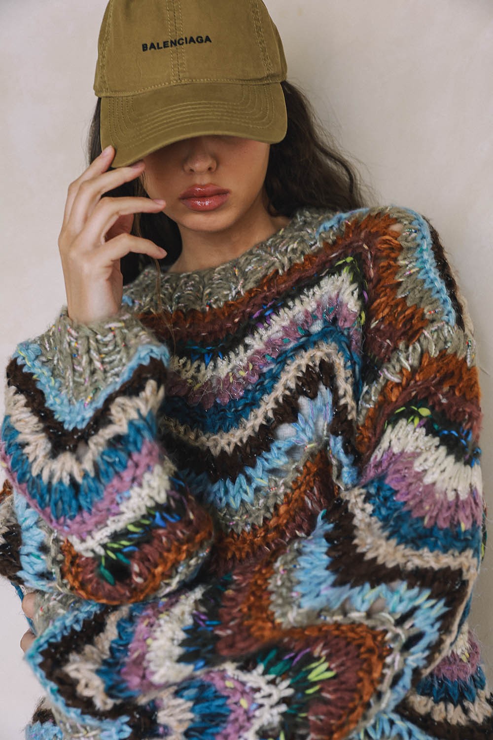 DEON Hand Knit Multicolor Sweater
